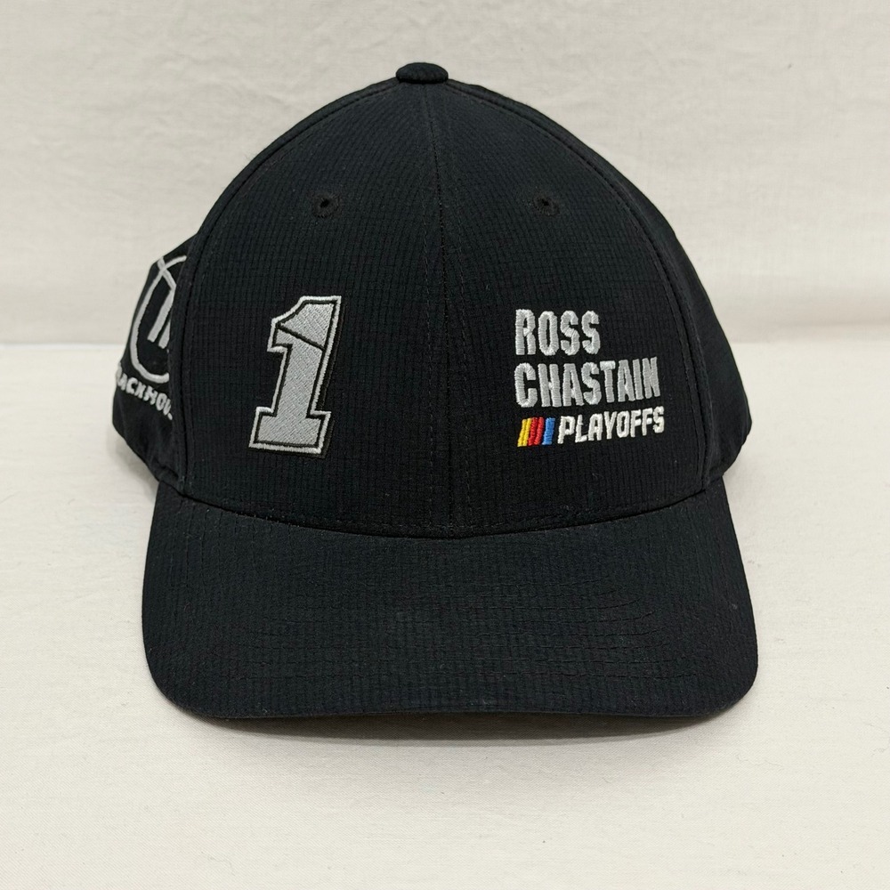 Port Authority Ross Chastain Hat Mens OSFA Black‎ Excellent NASCAR Trackhouse 1